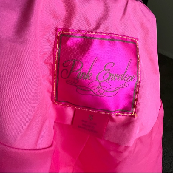 Pink Raincoat Jacket, Small size, Pink Envelope - Picture 3 of 9